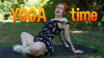 Join Me for a Peaceful Yoga Journey in 4K Wearing a Dress ♥️♥️ #1