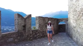 Thick Women Maria Explores an Abandoned Castle in Switzerland #3