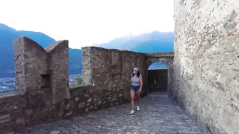 Thick Women Maria Explores an Abandoned Castle in Switzerland #5