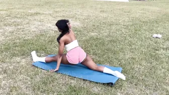 YOGA STRETCHING OUTSIDE #5