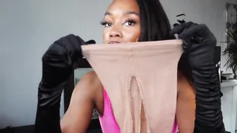 Shiny Sheer to Waist Pantyhose - Pearl and Poseidon Try on and Review #3