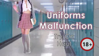 Uniforms with Mini Skirts | Try On Haul #1