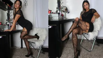 HOW I STYLED MY BODYSTOCKINGS | HOW TO STYLE WITH HOSIERY #1