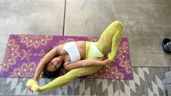 YOGA IN BRIGHT YELLOW #1