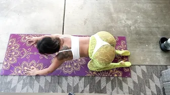 YOGA IN BRIGHT YELLOW #2