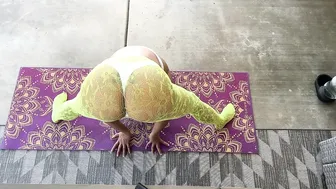 YOGA IN BRIGHT YELLOW #3