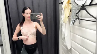 [4K] Transparent Try on Haul with Emma Elisson amazing bra see trough (2024) #3