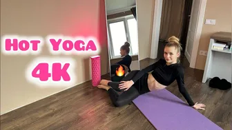 |4K| Spend time with me. Yoga for relaxation