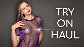 4K TRANSPARENT DRESSES TRY ON HAUL | IMAGES OF THE FUTURE #1