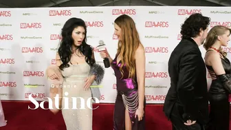 AVN Red Carpet interviews by Naked News reporter in Las Vegas | Marina Valmont #4