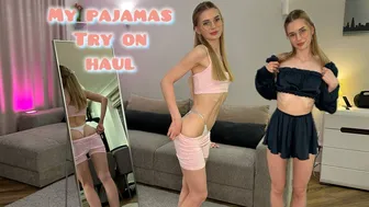 My pajamas Try on Haul [4K]