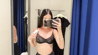 [4K] Transparent Try on Haul see trough longsleeve with Emma | Get ready with me 2024 #2