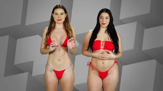 Odds n Ends - Naked News Anchors Isabella Rossini & Marina Valmont Review Hilarious News Articles #4