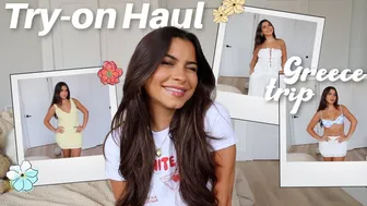 TRY ON HAUL *outfits I'm bringing to Greece* #1