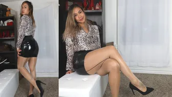 NEW LOOK with BACKSEAM PANTYHOSE | HOW TO STYLE WITH HOISERY