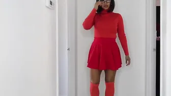 VELMA COSPLAY HALLOWEEN COSTUME | HOW TO STYLE WITH HOSIERY #4