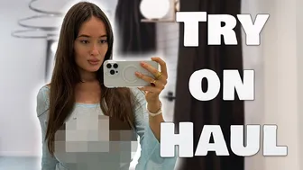 4K TRANSPARENT DRESSES | TRY-ON HAUL | THICKY SASHA