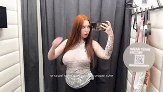 [4K] Transparent Try On Haul | See-Through Clothes No Bra Trend #5