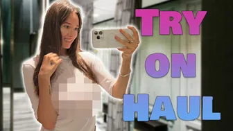 [4K] Transparent Try on Haul 2024 | See through Clothes With Sasha