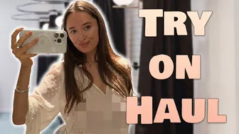 2024 TRANSPARENT SEE THROUGH TRY ON! ????18+???? Sasha Try Ons