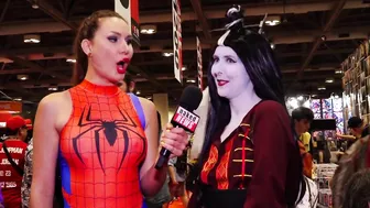 Asking Cosplayers if they’d Time Travel at Fan Expo Toronto in Spider-Man cosplay | Marina Valmont #2