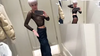 See-Through Try On Haul Transparent Lingerie and Clothes Try-On Haul At The Mall #5