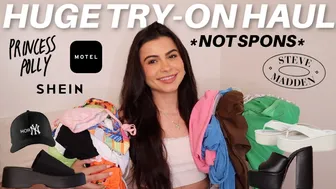 HUGE SUMMER TRY-ON HAUL (princess polly, motel rocks, steve madden, shein) *not spons*