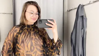 [4K] Transparent Clothing Try On Haul | New Things In Review Try-on Haul @VictoriaWhiteTryOnHaul #4