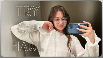 [4K] Try on Haul with Victoria | INCREDIBLE TRANSPARENT CLOTHES