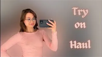 [4K] Transparent Clothing | Pink blouse Try on Haul with Victoria White@VictoriaWhiteTryOnHaul