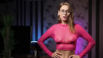 [4K] Transparent try on haul Tops and bra With Tina #4