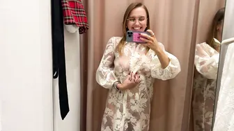 [4K] TRANSPARENT CLOTHES WITH LISA | See-Through Try On Haul #2