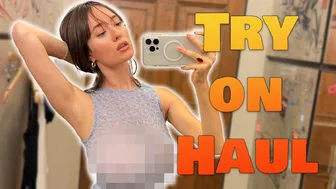 [4K] Transparent Haul with Sasha | See through Try on 2024 #1