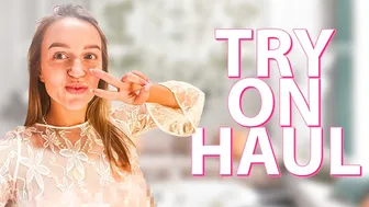 [4K] TRY ON HAUL GET READY WITH ME | Transparent Clothing See-Through No Bra Trend Challenge