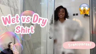 TRANSPARENT Clothes Haul | Dry vs Wet Shirt