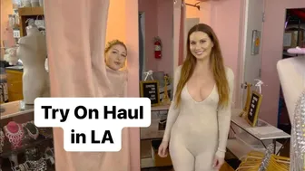 Try on Haul in Los Angeles with Cecelia Sommer | Marina Valmont