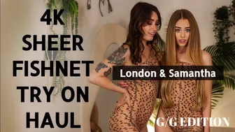 New Transparent Try On Haul with Sanmatha Lovely 4K #1