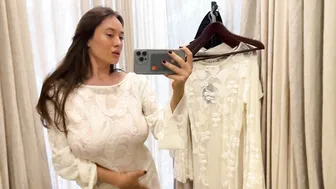 [4K] Transparent Try on Haul | See through dresses #3