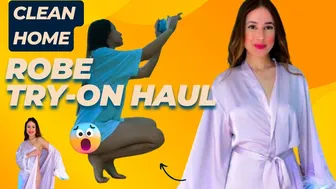 Try-On Haul Robe Ultimate Comfort Style From Casual to Chic: Tips Hacks for Clean Home (4K)