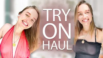 [4K] SHEER TRY ON HAUL SEE THRUOGH CLOTHES | Ger Ready With Lisa