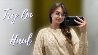 [4K] TRANSPARENT Clothes | Try On Haul with Victoria | NO BRA #1