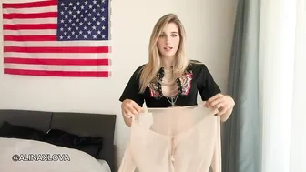 [4K] Try-On-Haul Transparent Clothes | See-through clothes #3