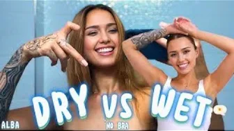 Wet vs Dry Outfit Battle |Try on Haul Edition with Alba