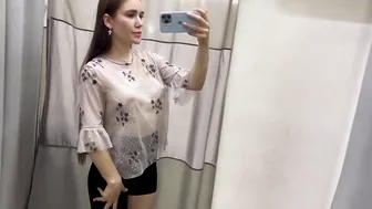 [4K] Summer Try-on Haul | Transparent Outfits In Dressing Room | Shopping with Anna Little #2