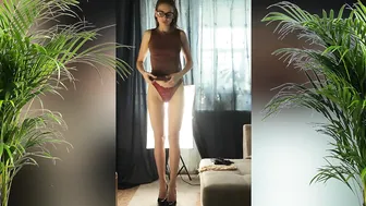 [4K] Transparent Lingerie Try on Haul | See Through Dress with Tina #2