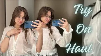 [4K] Transparent Clothing Try On Haul | New Things In Review Try-on Haul @VictoriaWhiteTryOnHaul