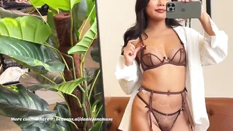 4K TRANSPARENT See-Through Lingerie TRY ON HAUL With Danie Jane #5