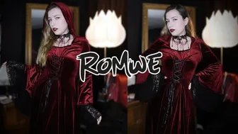 ROMWE Vampire Goth try on haul ♥️♥️♥️♥️‍♀️♥️♥️ #1