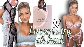 *SEXY* LACE LINGERIE TRY ON HAUL ???? || LOUNGE & AGENT PROVOCATEUR ❤️