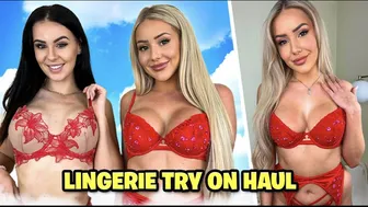 Lingerie Try On Haul [HD] FT. Amber Paige ????